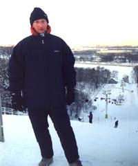 на Воробьевых горах, январь 2003