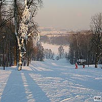 основной склон,вид сверху