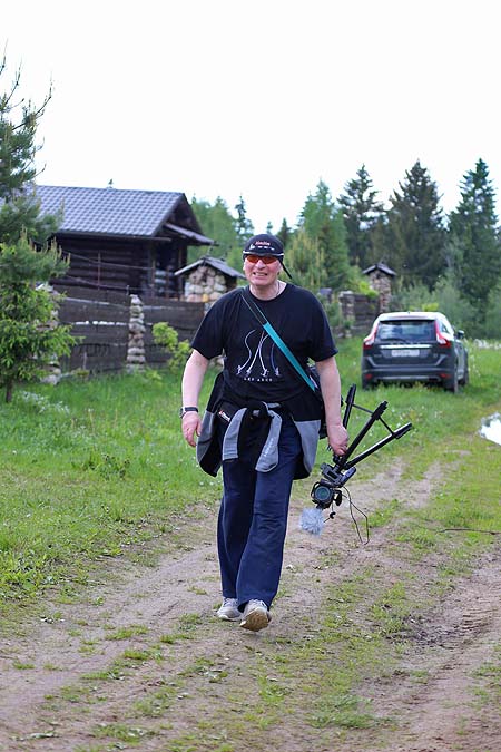 Деревня Гущино и озеро Бросно